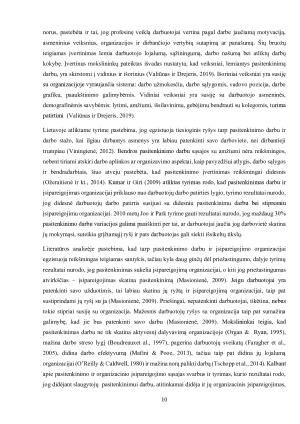 Darbuotojo pasitenkinimo, lojalumo ir jo vadovo vadovavimo efektyvumo sąsajos. Paveikslėlis 10