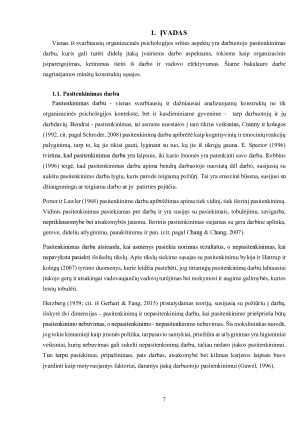 Darbuotojo pasitenkinimo, lojalumo ir jo vadovo vadovavimo efektyvumo sąsajos. Paveikslėlis 7