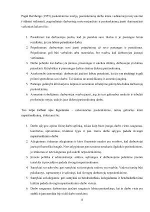 Darbuotojo pasitenkinimo, lojalumo ir jo vadovo vadovavimo efektyvumo sąsajos. Paveikslėlis 8