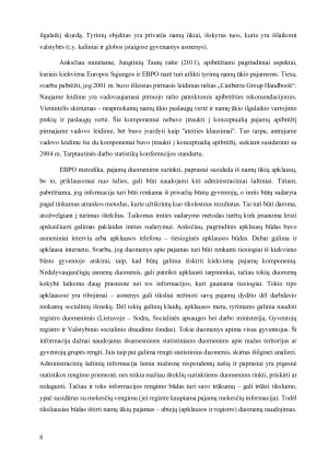 LIETUVOS GYVENTOJŲ PAJAMŲ ŠALTINIŲ STRUKTŪRA IR JOS POKYČIŲ ANALIZĖ 2002-2022 M.. Paveikslėlis 8