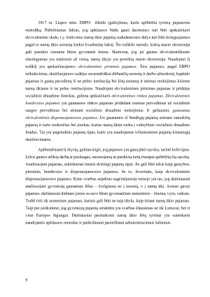 LIETUVOS GYVENTOJŲ PAJAMŲ ŠALTINIŲ STRUKTŪRA IR JOS POKYČIŲ ANALIZĖ 2002-2022 M.. Paveikslėlis 9