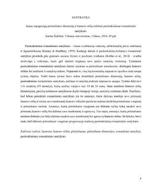 Jaunų suaugusiųjų prieraišumo dimensijų ir humoro stilių reikšmė pasitenkinimui romantiniais santykiais. Paveikslėlis 4