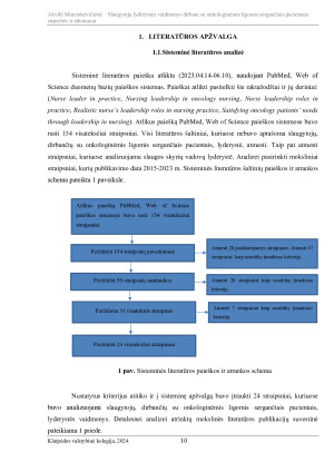 SLAUGYTOJŲ LYDERYSTĖS VAIDMENYS DIRBANT SU ONKOLOGINĖMIS LIGOMIS SERGANČIAIS PACIENTAIS STIPRYBĖS IR RIBOTUMAI. Paveikslėlis 10