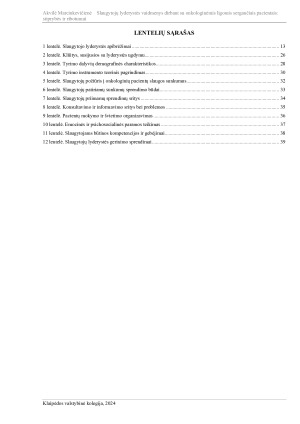 SLAUGYTOJŲ LYDERYSTĖS VAIDMENYS DIRBANT SU ONKOLOGINĖMIS LIGOMIS SERGANČIAIS PACIENTAIS STIPRYBĖS IR RIBOTUMAI. Paveikslėlis 4