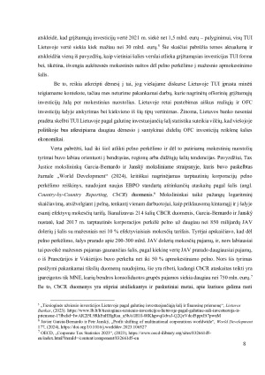 PELNO PERKĖLIMO POLITIKA - LYGINAMOJI PREVENCINĖS POLITIKOS IR PERKELIAMO PELNO MASTO LIETUVOJE IR VIDURIO EUROPOJE ANALIZĖ. Paveikslėlis 8