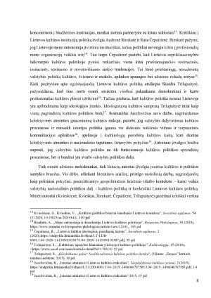 VALSTYBĖS TAPATYBĖS ĮTAKA KULTŪROS POLITIKAI - RUSIŠKOS KULTŪROS ATŠAUKIMO ATVEJIS. Paveikslėlis 8