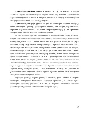 Gyventojų saugumo jausmo ir jaunuolių delinkventinio elgesio sąsajos - Naujosios Vilnios atvejis. Paveikslėlis 10