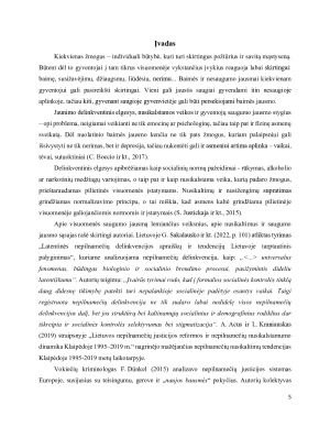 Gyventojų saugumo jausmo ir jaunuolių delinkventinio elgesio sąsajos - Naujosios Vilnios atvejis. Paveikslėlis 5