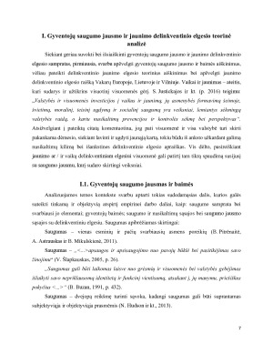 Gyventojų saugumo jausmo ir jaunuolių delinkventinio elgesio sąsajos - Naujosios Vilnios atvejis. Paveikslėlis 7