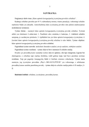 KŪNO APIMTIS KOREGUOJANČIŲ ĮVYNIOJIMŲ POVEIKIS CELIULITUI. Paveikslėlis 3