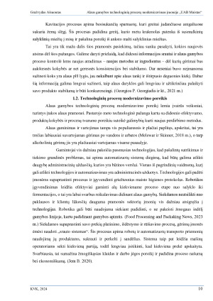 ALAUS GAMYBOS TECHNOLOGINIŲ PROCESŲ MODERNIZAVIMAS ĮMONĖJE UAB „MAISTAS“. Paveikslėlis 10