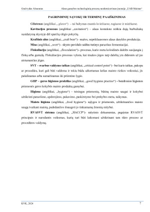 ALAUS GAMYBOS TECHNOLOGINIŲ PROCESŲ MODERNIZAVIMAS ĮMONĖJE UAB „MAISTAS“. Paveikslėlis 7