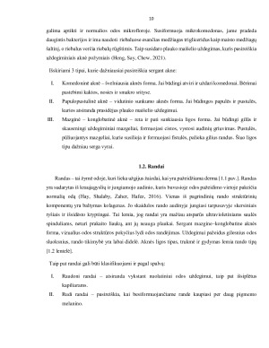 Aknės sąlygotų odos pažeidimų korekcija - randų šviesinimas ir lyginimas naudojant vitaminą C. Paveikslėlis 10