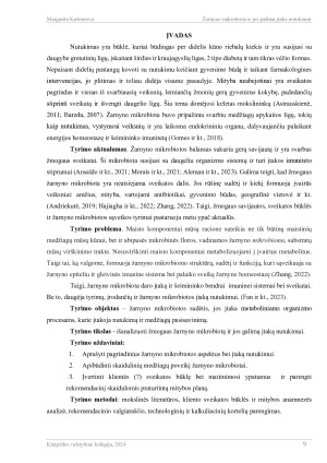 ŽARNYNO MIKROBIOTA IR JOS GALIMA ĮTAKA NUTUKIMUI. Paveikslėlis 8