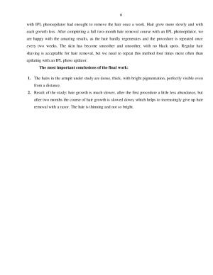 PAŽASTŲ SRITIES PLAUKUOTUMO ŠALINIMAS APARATINĖMIS PROCEDŪROMIS. Paveikslėlis 6