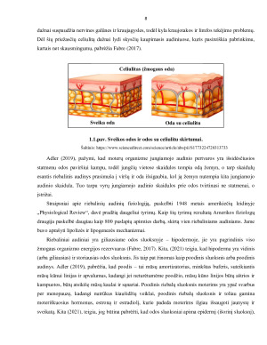PROCEDŪRŲ SU CELLO GELIU POVEIKIS CELIULITO PAŽEISTAI ŠLAUNŲ ODAI. Paveikslėlis 8