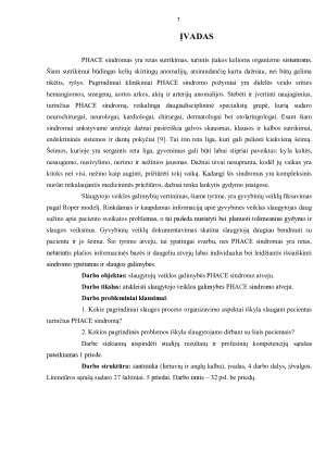 SLAUGYTOJO VEIKLOS GALIMYBĖS PHACE SINDROMO ATVEJU. Paveikslėlis 7