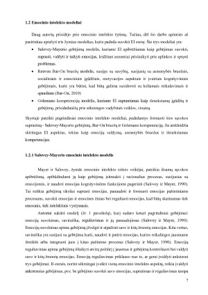 EMOCINIO INTELEKTO IR VERSLO KETINIMŲ SĄSAJOS. Paveikslėlis 7