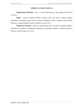 PAGIMDŽIUSIŲ MOTERŲ SLAUGOS POREIKIAI NAMUOSE. Paveikslėlis 6