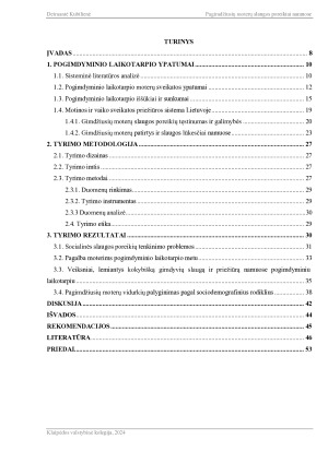 PAGIMDŽIUSIŲ MOTERŲ SLAUGOS POREIKIAI NAMUOSE. Paveikslėlis 7