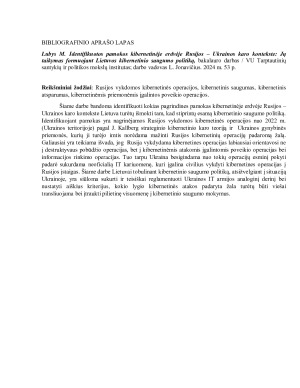 Identifikuotos pamokos kibernetinėje erdvėje Rusijos – Ukrainos karo kontekste - Jų taikymas formuojant Lietuvos kibernetinio saugumo politiką. Paveikslėlis 4