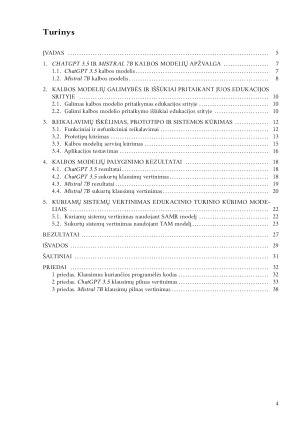 ChatGPT ir Mistral AI panaudojimo palyginimas klausimų generavimui iš pateikto teksto. Paveikslėlis 4