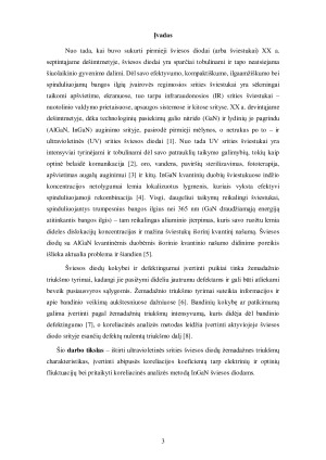 ULTRAVIOLETINĖS SRITIES ŠVIESOS DIODŲ ŽEMADAŽNIO TRIUKŠMO TYRIMAS. Paveikslėlis 3