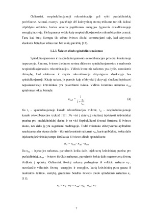 ULTRAVIOLETINĖS SRITIES ŠVIESOS DIODŲ ŽEMADAŽNIO TRIUKŠMO TYRIMAS. Paveikslėlis 7