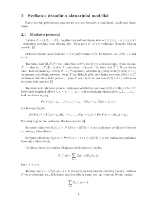 Draudimo nuo darbingumo praradimo aktuariniai modeliai. Paveikslėlis 5