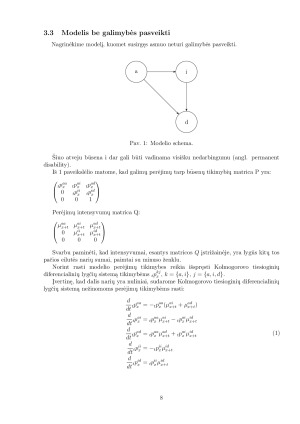 Draudimo nuo darbingumo praradimo aktuariniai modeliai. Paveikslėlis 9
