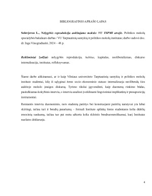 NELYGYBĖS REPRODUKCIJA AUKŠTAJAME MOKSLE - VU TSPMI ATVEJIS. Paveikslėlis 4