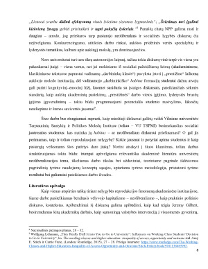 NELYGYBĖS REPRODUKCIJA AUKŠTAJAME MOKSLE - VU TSPMI ATVEJIS. Paveikslėlis 8