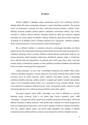 RIZIKOS VALDYMO IR DRAUDIMO POKYČIAI NAUJŲ TECHNOLOGIJŲ IR TENDENCIJŲ KONTEKSTE. Paveikslėlis 4