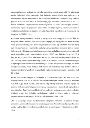 Nepilnamečių nusikalstamų veikų tendencijos ir kriminologinės charakteristikos. Paveikslėlis 7