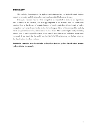 Žiedadulkių atpažinimas ir identifikavimas iš skaitmeninių holografijos vaizdų. Paveikslėlis 3