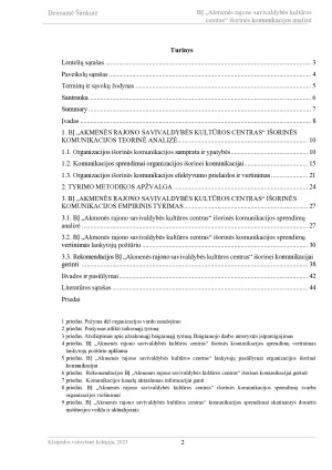 BĮ „AKMENĖS RAJONO SAVIVALDYBĖS KULTŪROS CENTRAS“ IŠORINĖS KOMUNIKACIJOS ANALIZĖ. Paveikslėlis 2