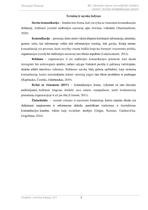 BĮ „AKMENĖS RAJONO SAVIVALDYBĖS KULTŪROS CENTRAS“ IŠORINĖS KOMUNIKACIJOS ANALIZĖ. Paveikslėlis 5