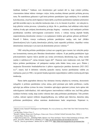 SOCIALINIŲ IR EKONOMINIŲ VEIKSNIŲ ĮTAKA POLITINIAM PASITIKĖJIMUI - DAUGIAPAKOPĖ VIDURIO IR RYTŲ EUROPOS VALSTYBIŲ ANALIZĖ. Paveikslėlis 7