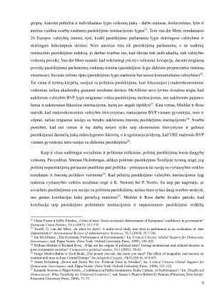 SOCIALINIŲ IR EKONOMINIŲ VEIKSNIŲ ĮTAKA POLITINIAM PASITIKĖJIMUI - DAUGIAPAKOPĖ VIDURIO IR RYTŲ EUROPOS VALSTYBIŲ ANALIZĖ. Paveikslėlis 9