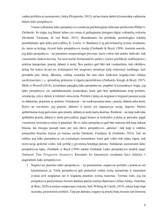Fatalistinės dabarties laiko perspektyvos sąsajos su bendruoju saviveiksmingumu. Paveikslėlis 8