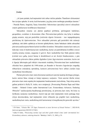 SEKSUALINĖ PRIEVARTA KAIP KARO ĮRANKIS. RUSIJOS - UKRAINOS KARO ANALIZĖ. Paveikslėlis 6