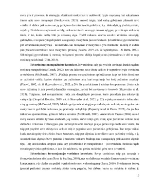 Įsivertinimas kalbos ugdymo pamokose I-oje klasėje. Paveikslėlis 10