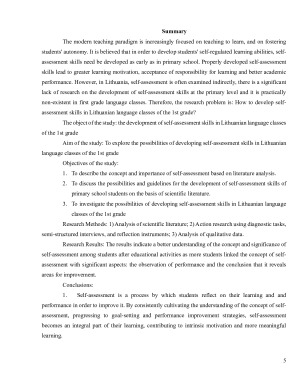 Įsivertinimas kalbos ugdymo pamokose I-oje klasėje. Paveikslėlis 5