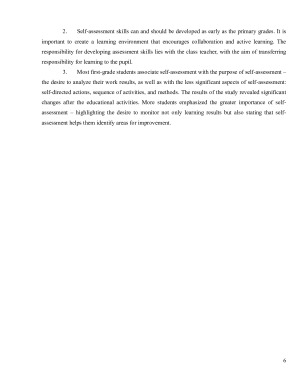 Įsivertinimas kalbos ugdymo pamokose I-oje klasėje. Paveikslėlis 6