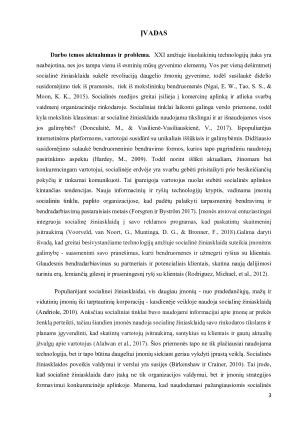 ĮMONIŲ KOMUNIKACIJOS SOCIALINĖSE MEDIJOSE POVEIKIS VEIKLOS REZULTATAMS. Paveikslėlis 3