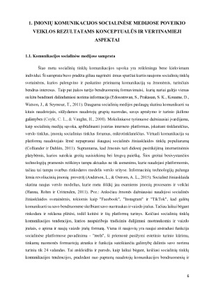 ĮMONIŲ KOMUNIKACIJOS SOCIALINĖSE MEDIJOSE POVEIKIS VEIKLOS REZULTATAMS. Paveikslėlis 6
