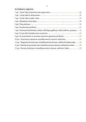 PACIENTŲ SLAUGA PO TULŽIES PŪSLĖS ŠALINIMO OPERACIJOS. Paveikslėlis 3