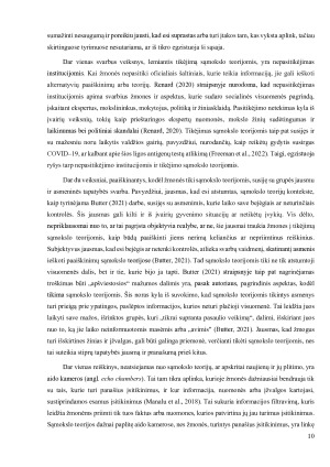 Jaunų žmonių (25–30 m.) kritinio mąstymo, išsilavinimo ir tikėjimo sąmokslo teorijomis sąveika. Paveikslėlis 10