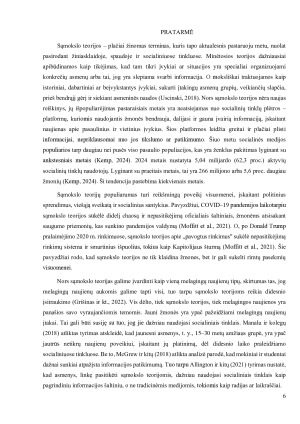 Jaunų žmonių (25–30 m.) kritinio mąstymo, išsilavinimo ir tikėjimo sąmokslo teorijomis sąveika. Paveikslėlis 6