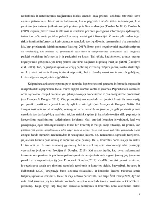 Jaunų žmonių (25–30 m.) kritinio mąstymo, išsilavinimo ir tikėjimo sąmokslo teorijomis sąveika. Paveikslėlis 9
